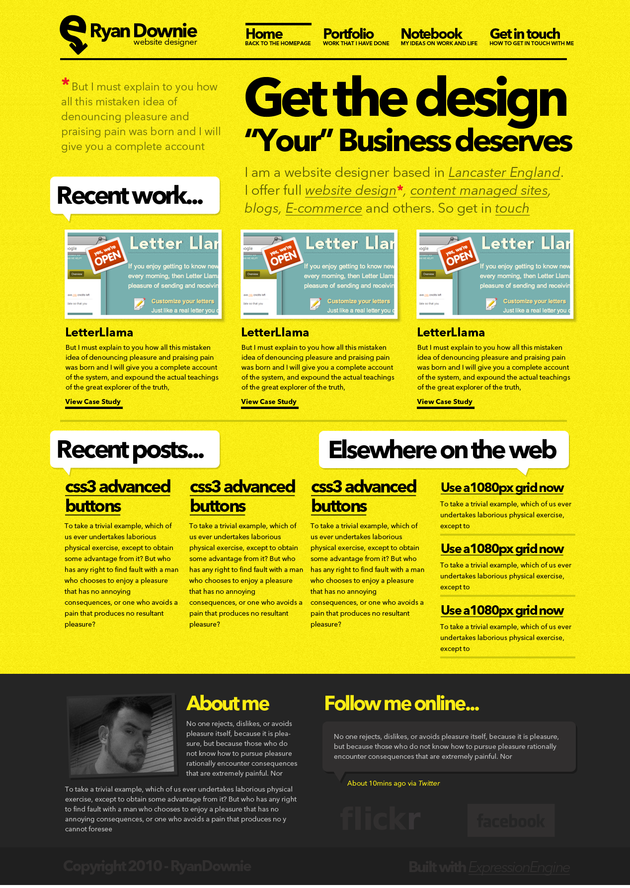 Interview With Ryan Downie, Web Designer Interview With Ryan Downie, Web Designer